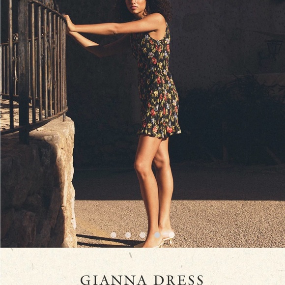 Doen Floral Gianna Dress - Noir Wild Rose - NWT - Picture 3 of 6